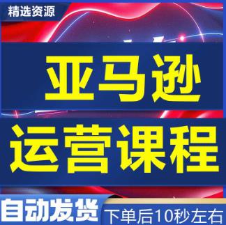 自学亚马逊amazon运营教程跨境电商视频课程注册开店选品培训教程