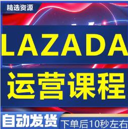 自学lazada东南亚来赞达店铺入驻跨境电商运营教程开店推广视课程