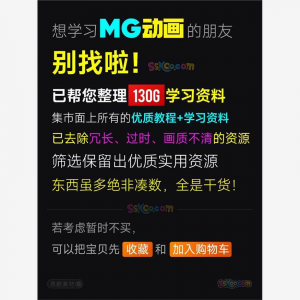 全套AE制作MG动画视频教学课程动效设计零基础自学培训教程资料